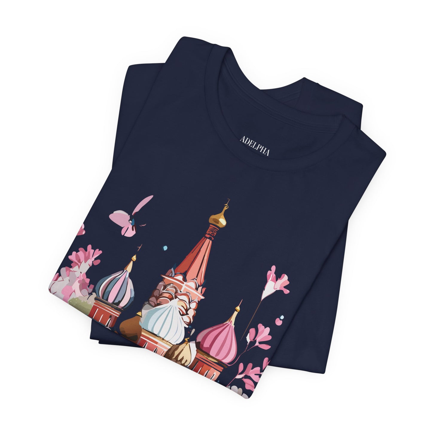 Natural Cotton Tee Shirt - Beautiful Places Collection - Moscow