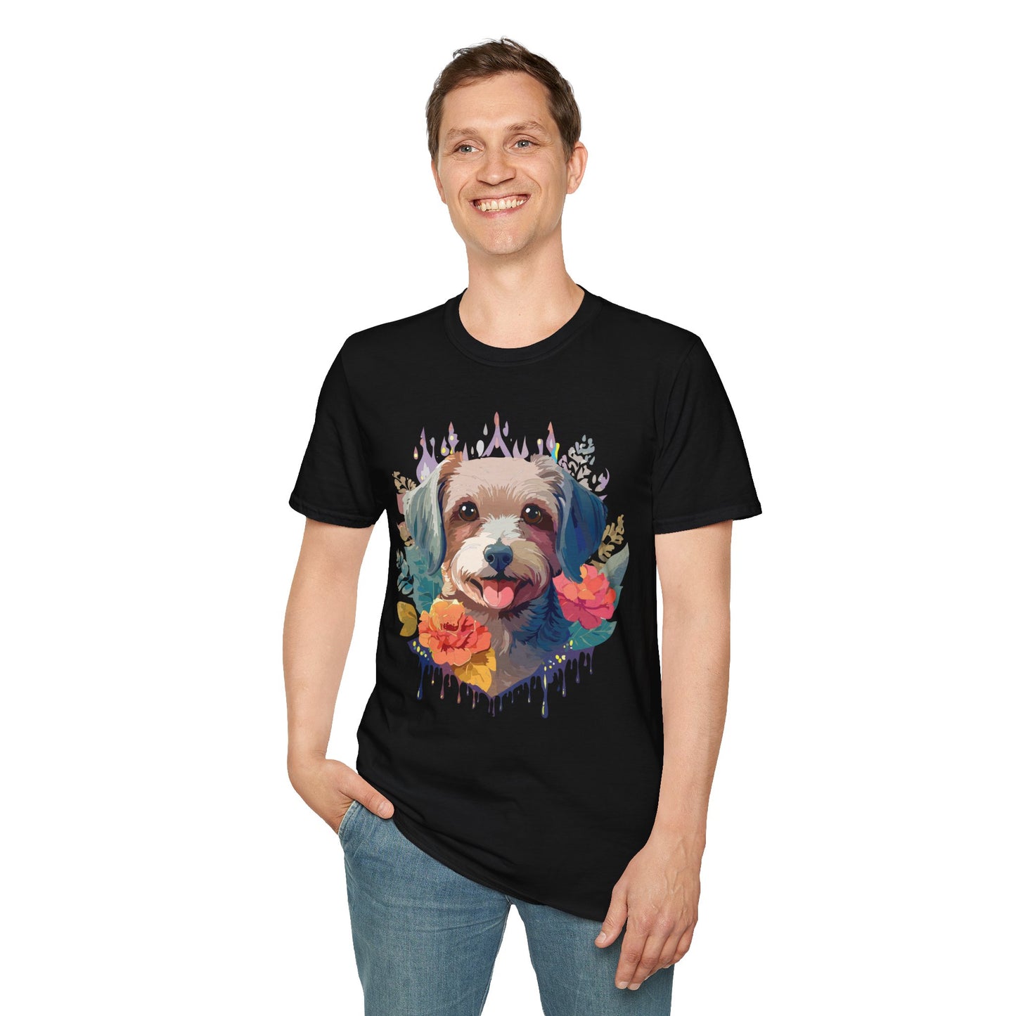 Dog Shirt, Shirt with Dog, Animal Tee, Shirt with Animals