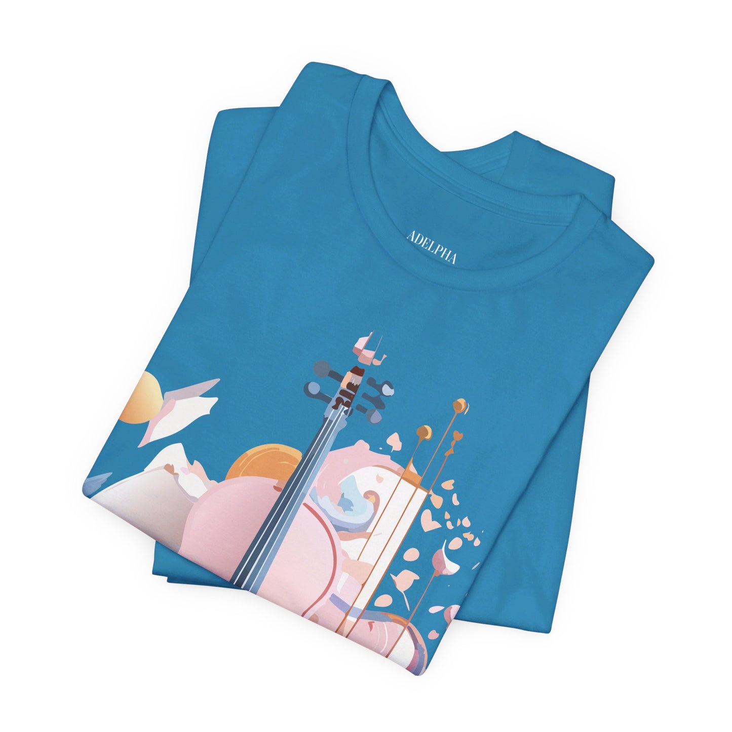 Natural Cotton Tee Shirt - Music Collection