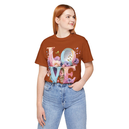 Natural Cotton Tee Shirt - Love Story Collection Printify
