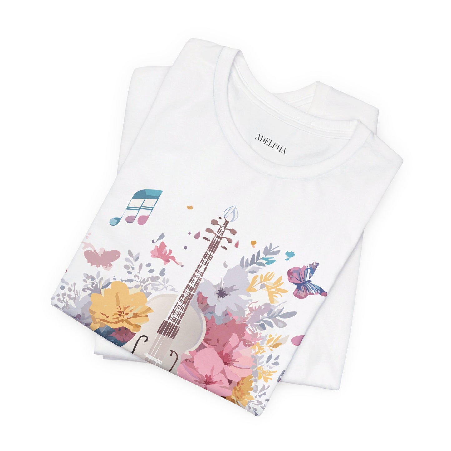 Natural Cotton Tee Shirt - Music collection