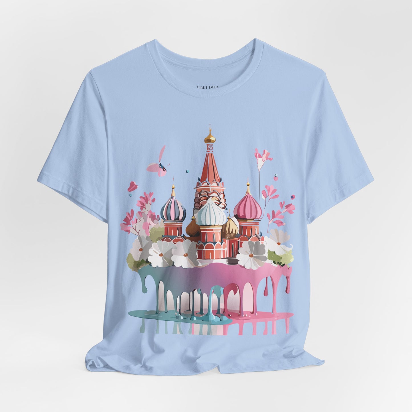 Natural Cotton Tee Shirt - Beautiful Places Collection - Moscow