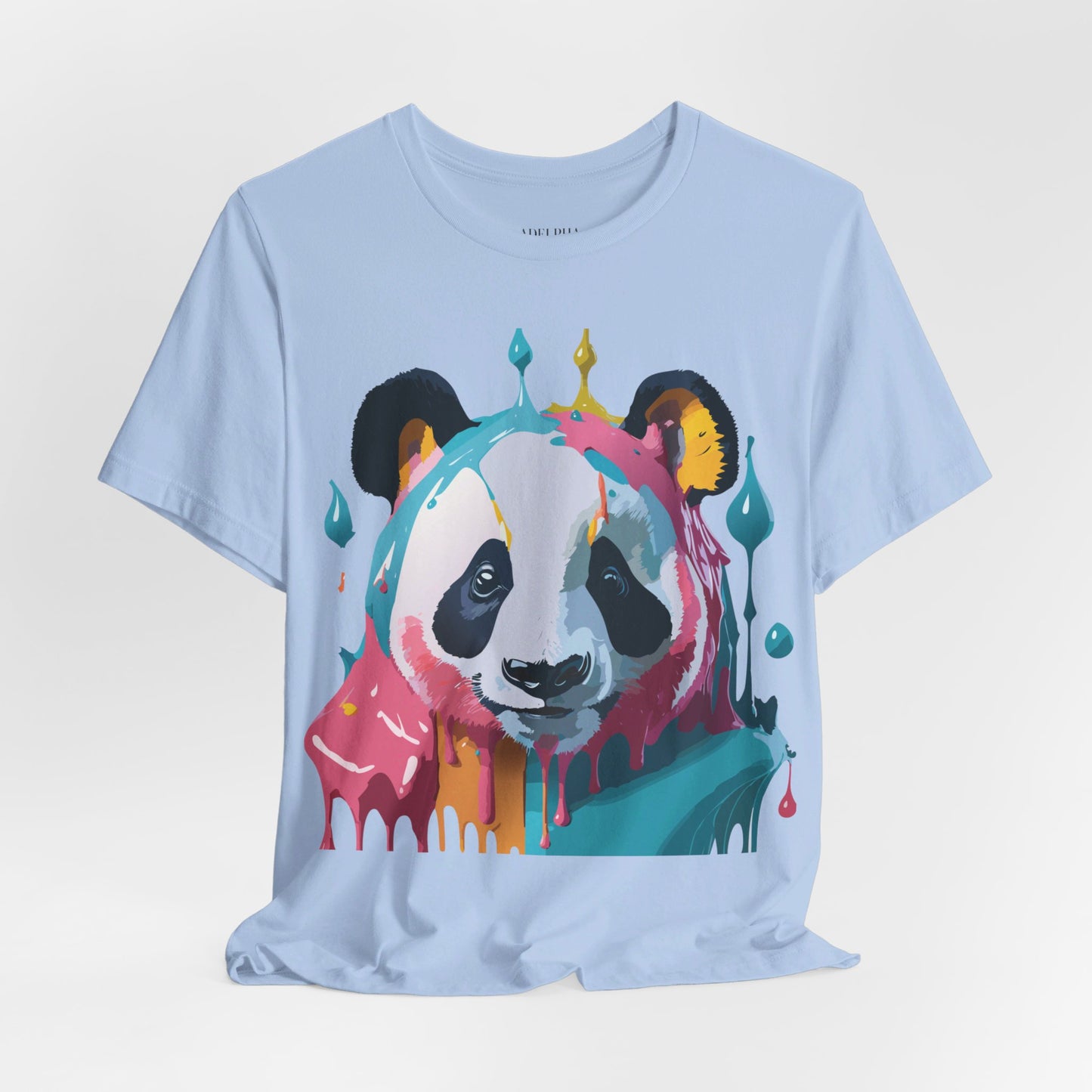 T-shirt en coton naturel avec panda