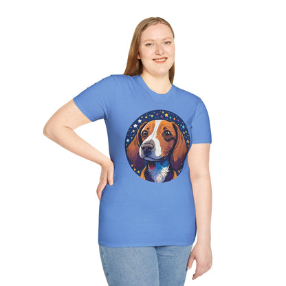 Dog Shirt Unisex Animal Tee Gildan Softstyle 64000 Short Sleeve