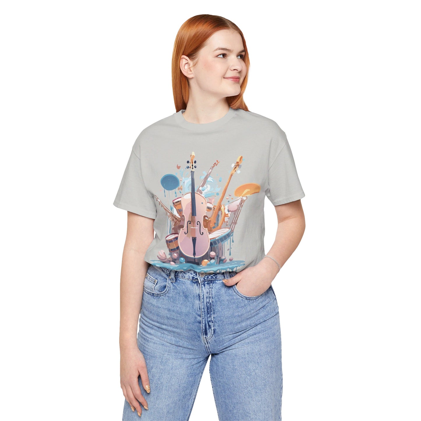 Natural Cotton Tee Shirt - Music collection