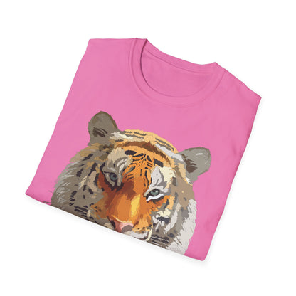 Unisex Tiger Shirt Animal Print Tee Gildan Softstyle Cotton Quality