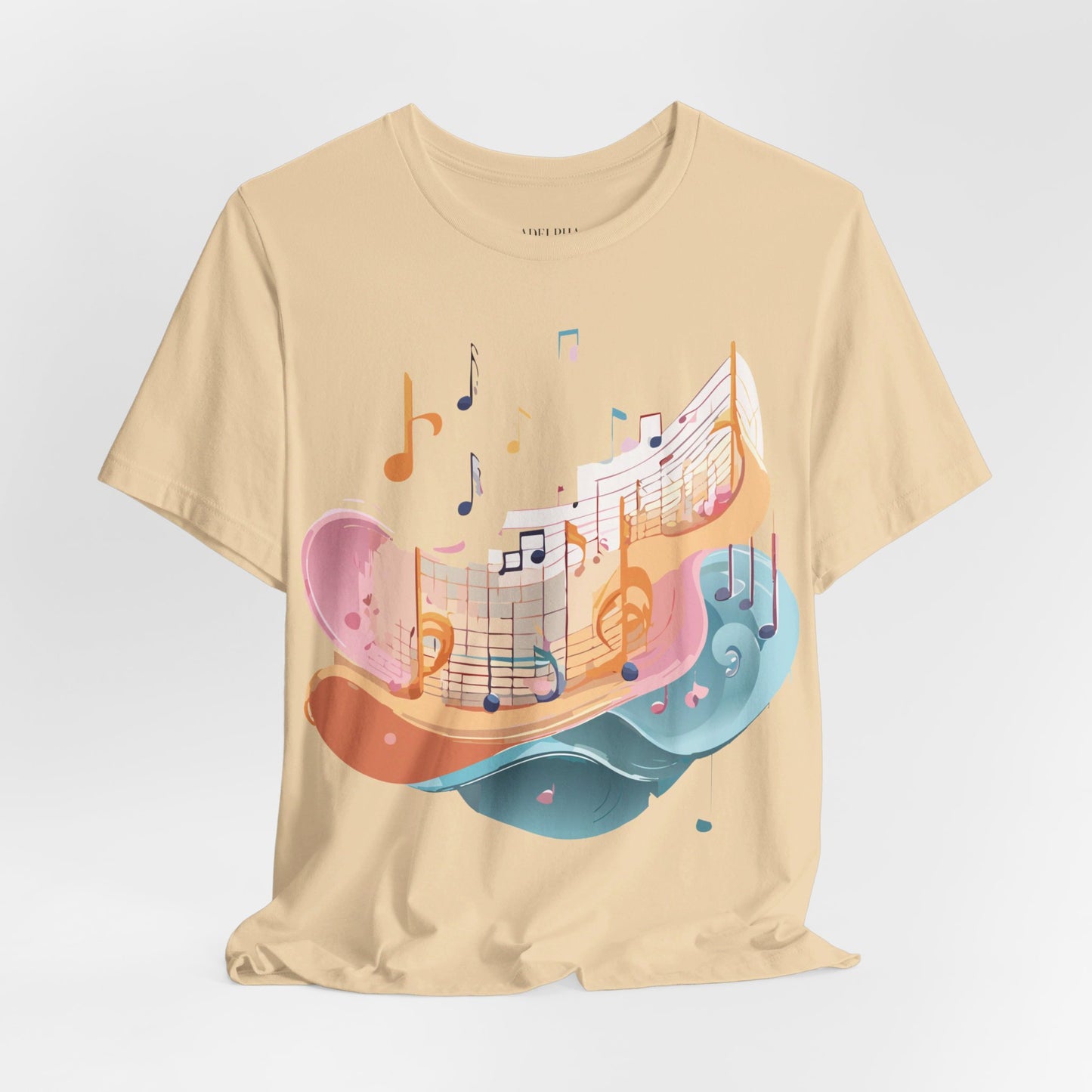 T-shirt en coton naturel - Collection Musique