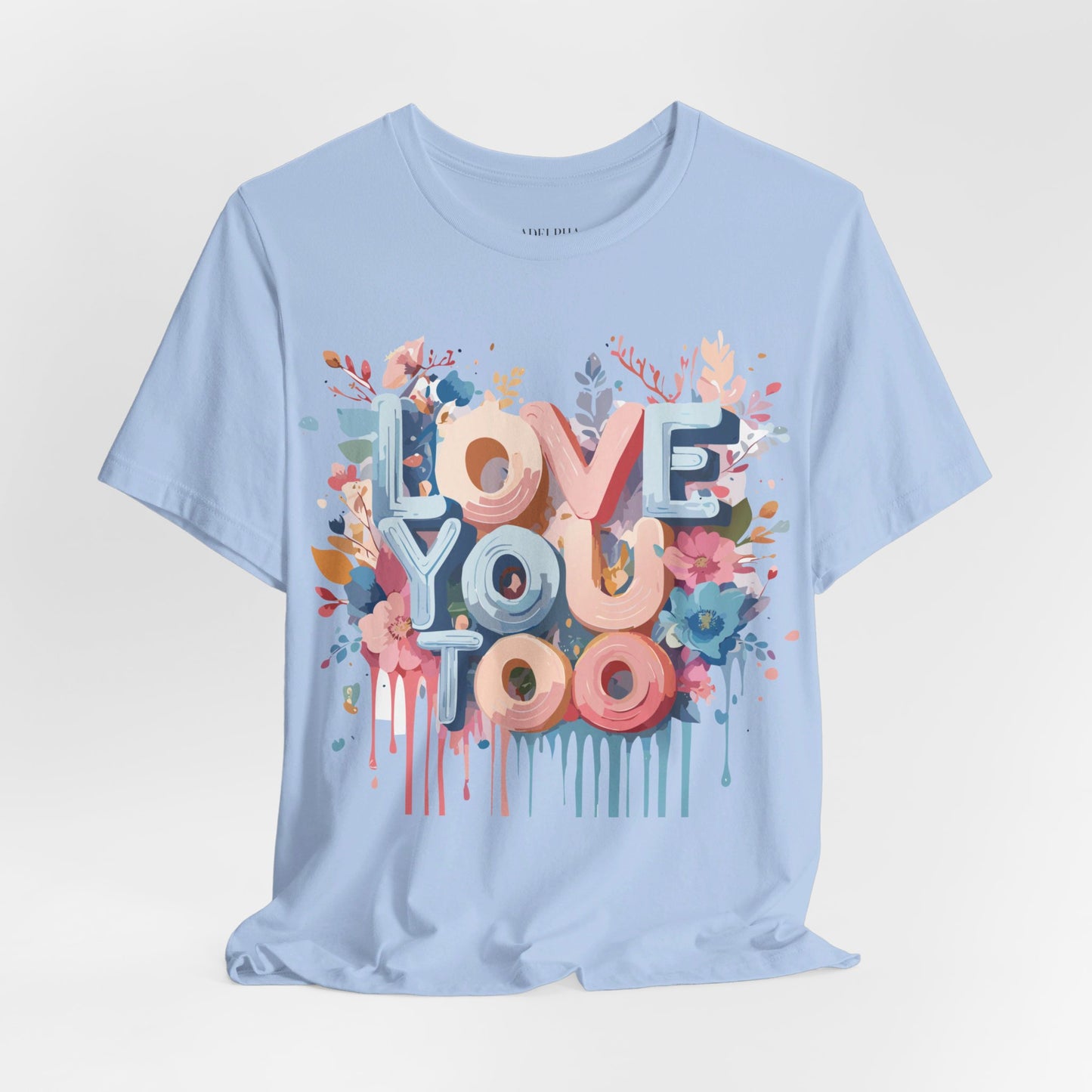 T-Shirt aus natürlicher Baumwolle – Love Story-Kollektion