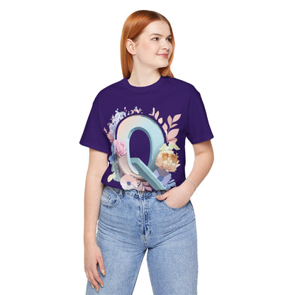 Letter Shirt, Letter Q Shirt - ADELPHA