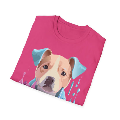 Dog Shirt Unisex Animal Tee Softstyle Gildan 64000 Cotton Tee