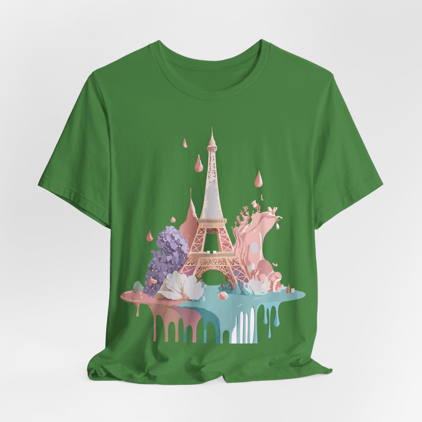 Natural Cotton Tee Shirt - Beautiful Places Collection - Paris