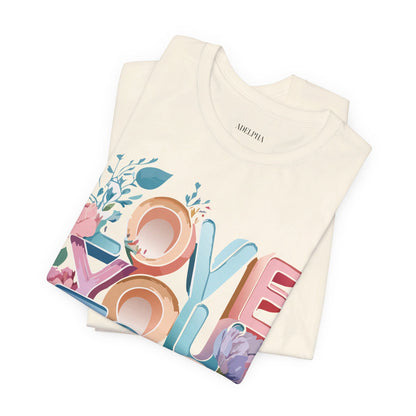Natural Cotton Tee Shirt - Love story Collection Printify