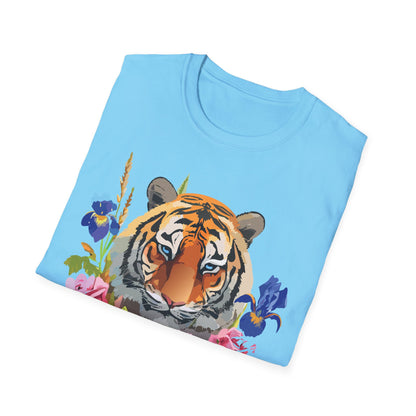 Unisex Tiger Shirt Softstyle Graphic Tee 100 Percent Cotton Apparel