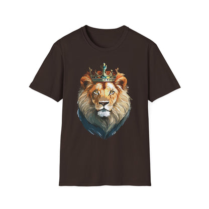 Lion Shirt Unisex Softstyle Tee Gildan 64000 100 Percent Ring Spun Cotton