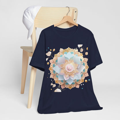 Natural Cotton Tee Shirt - Medallion Collection Printify