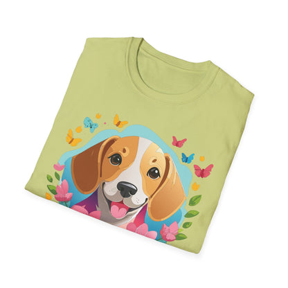 Dog Shirt Unisex Animal Tee Softstyle Cotton Comfort Everyday Wear