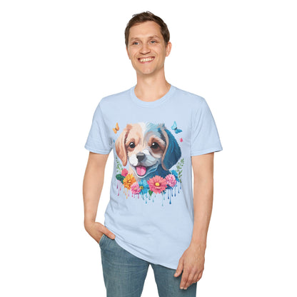 Dog Shirt Unisex Softstyle Tee Gildan 64000 100 Percent Ring Spun Cotton