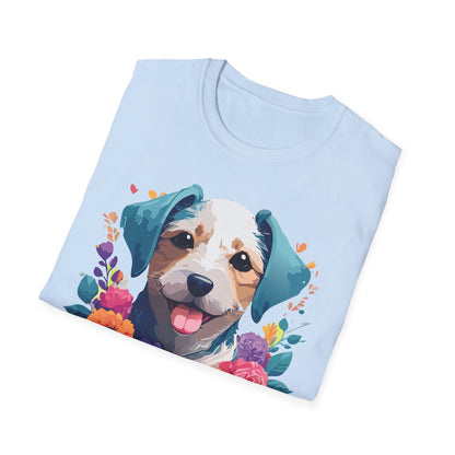 Dog Shirt Unisex Animal Short Sleeve Tee Gildan Softstyle 64000 Cotton Tee