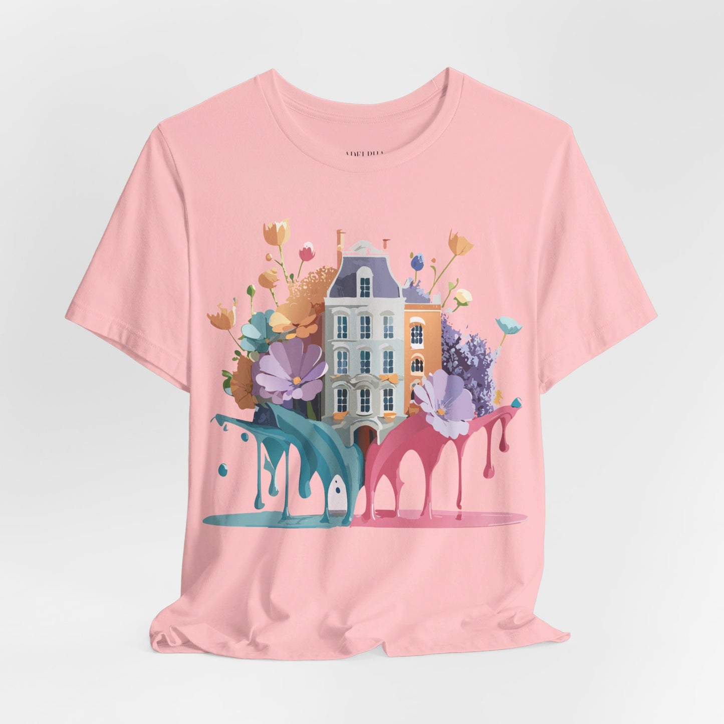 Natural Cotton Tee Shirt - Beautiful Places Collection - Amsterdam