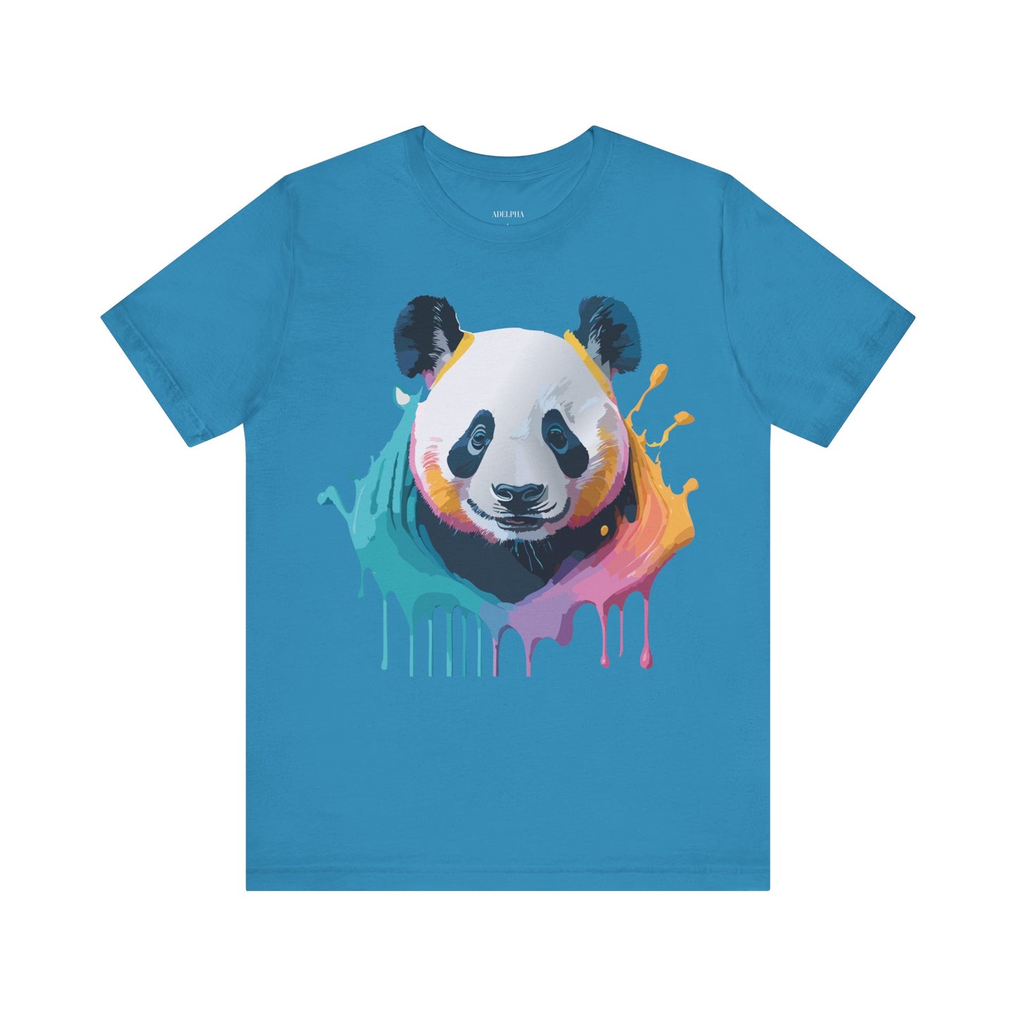 Natural Cotton Tee Shirt with Panda