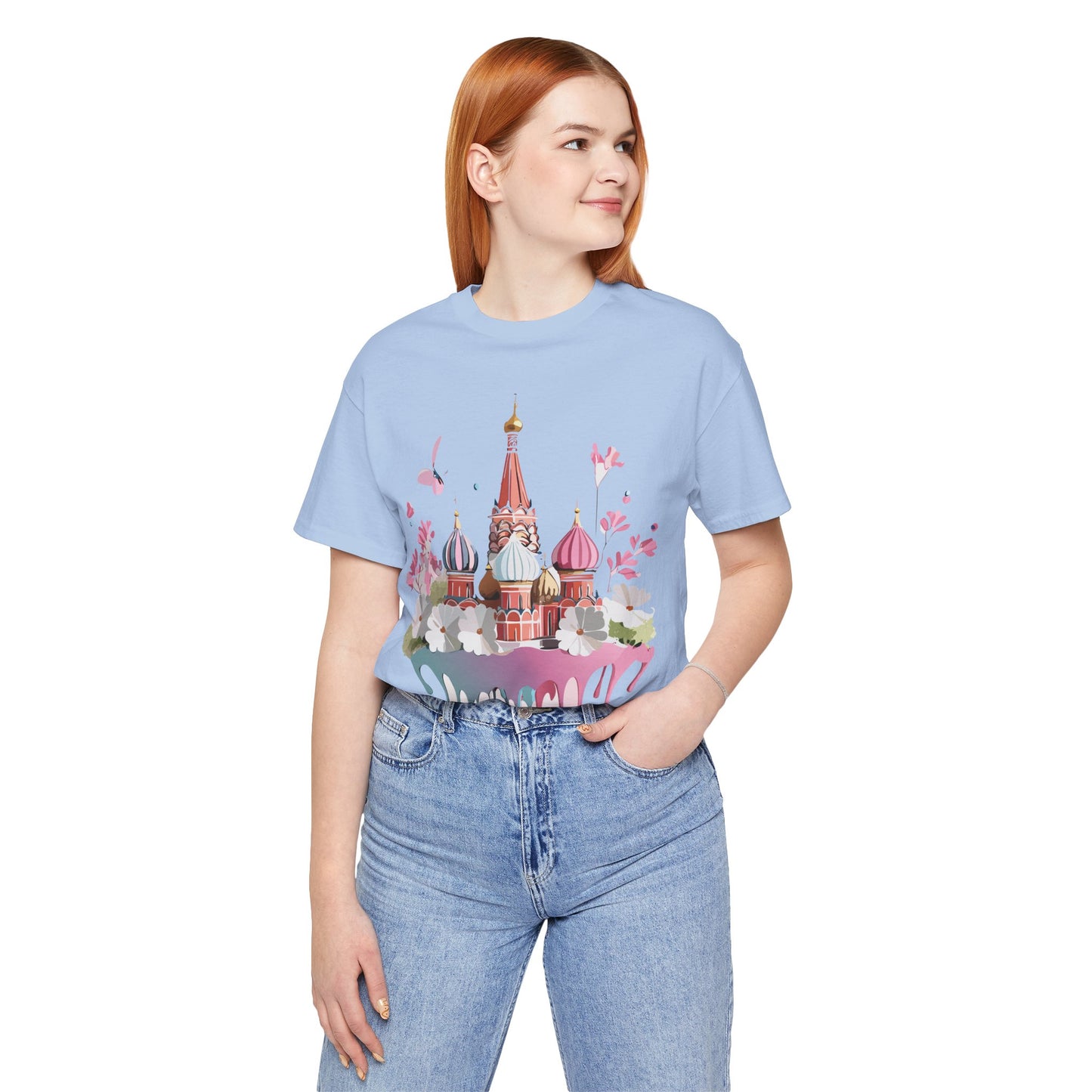 Natural Cotton Tee Shirt - Beautiful Places Collection - Moscow