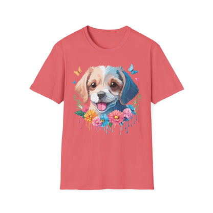 Dog Shirt Unisex Softstyle Tee Gildan 64000 100 Percent Ring Spun Cotton