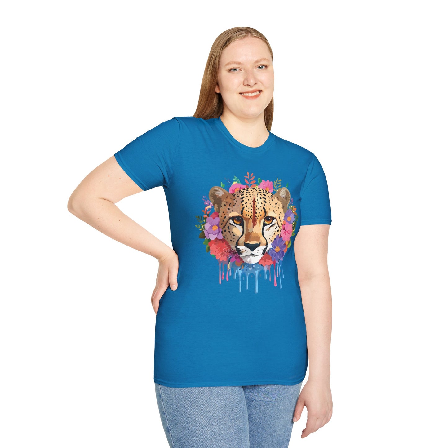 Cheetah Shirt, Shirt with Cheetah, Cheetah Tee, Shirt with Animals