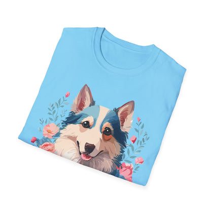 Dog Shirt Unisex Animal Tee Softstyle Cotton Lightweight Breathable