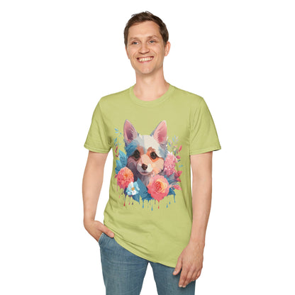 Dog Shirt Unisex Animal Print Tee With Cute Dog Designs And Comfort