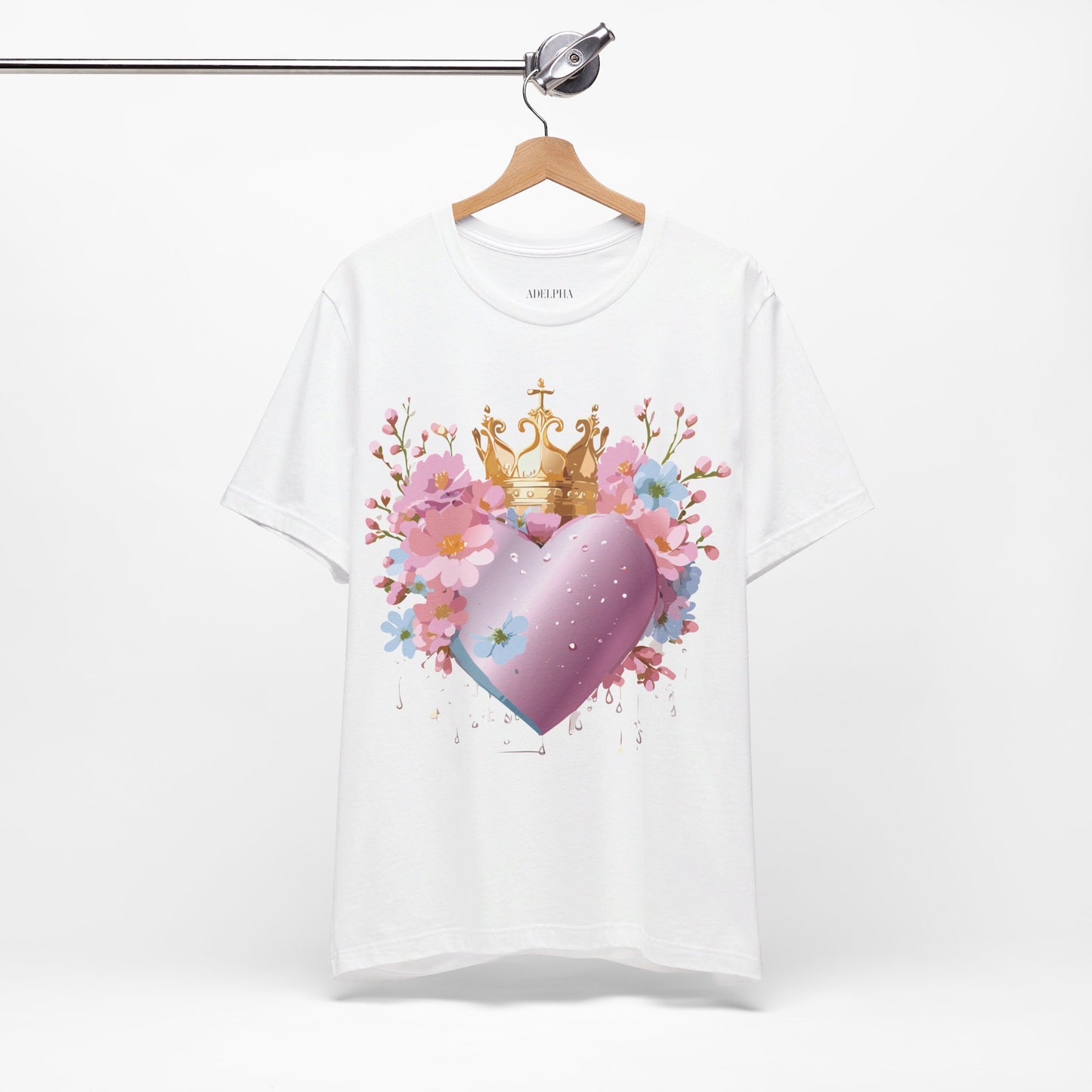 T-shirt en coton naturel - Collection Love story