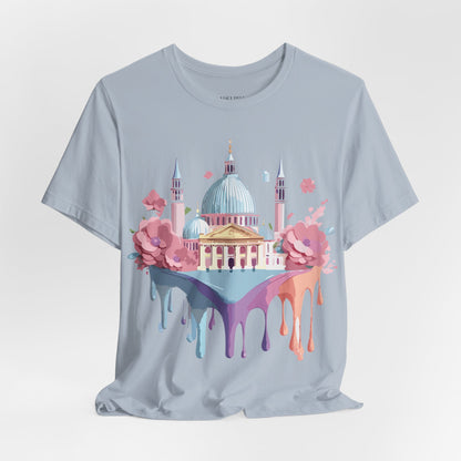 Natural Cotton Tee Shirt - Beautiful Places Collection - Venice Printify