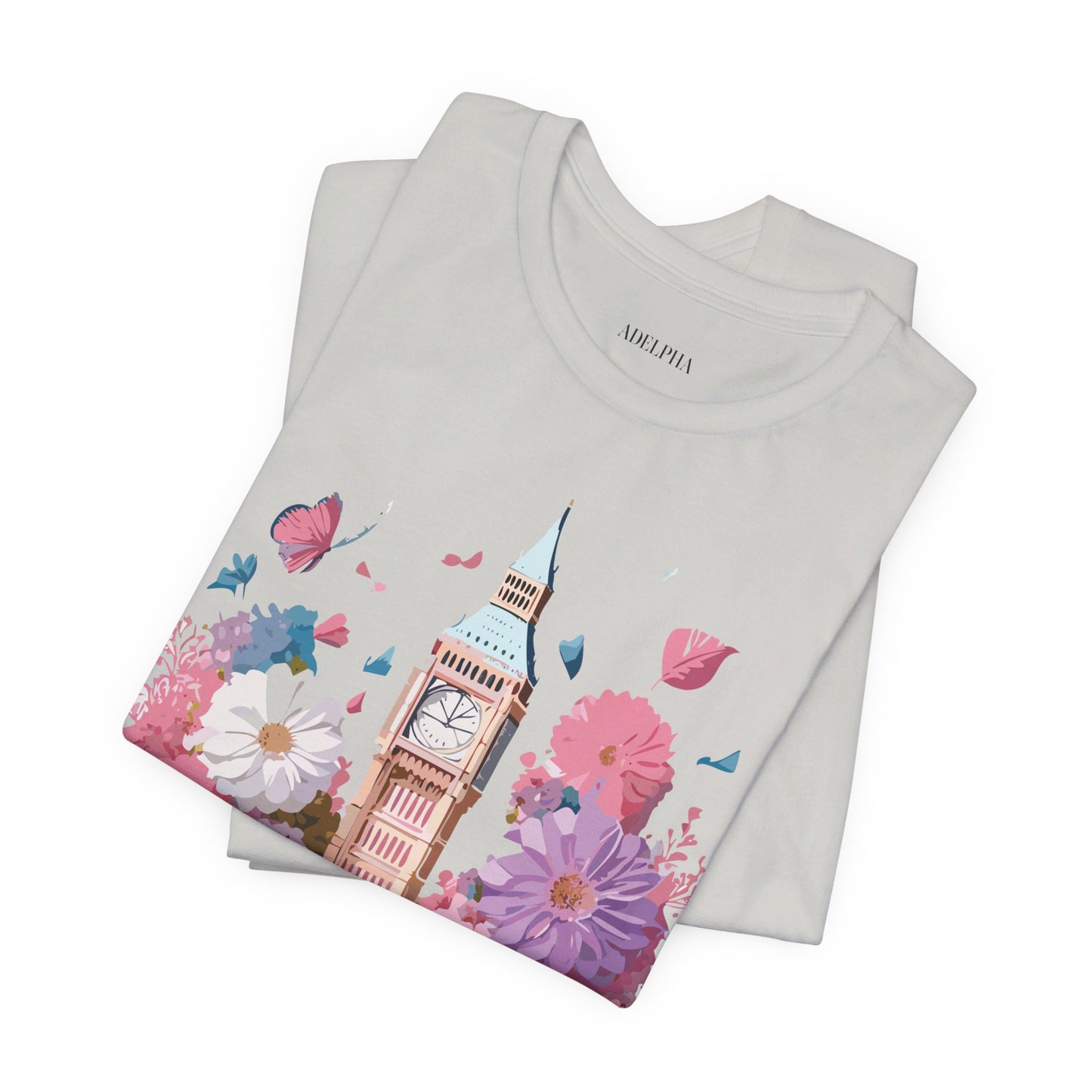 Natural Cotton Tee Shirt - Beautiful Places Collection - London