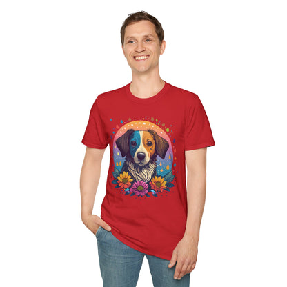 Dog Shirt Unisex Softstyle Tee 100 Percent Cotton Gildan 64000