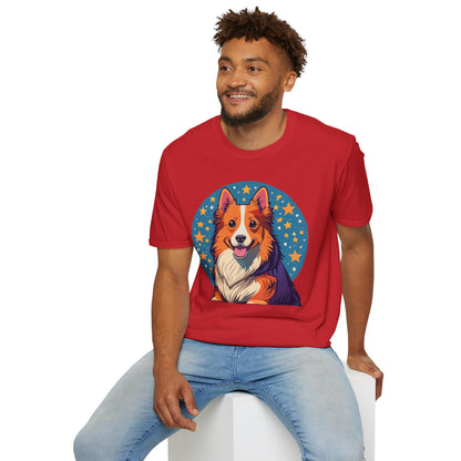 Unisex Dog Shirt Animal Print Tee Gildan Softstyle 64000 Tee