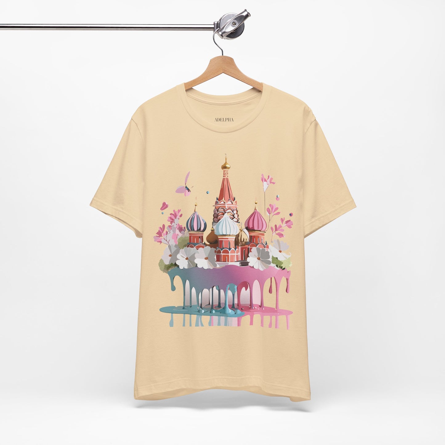 Natural Cotton Tee Shirt - Beautiful Places Collection - Moscow