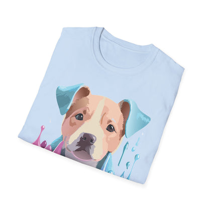 Dog Shirt Unisex Animal Tee Softstyle Gildan 64000 Cotton Tee