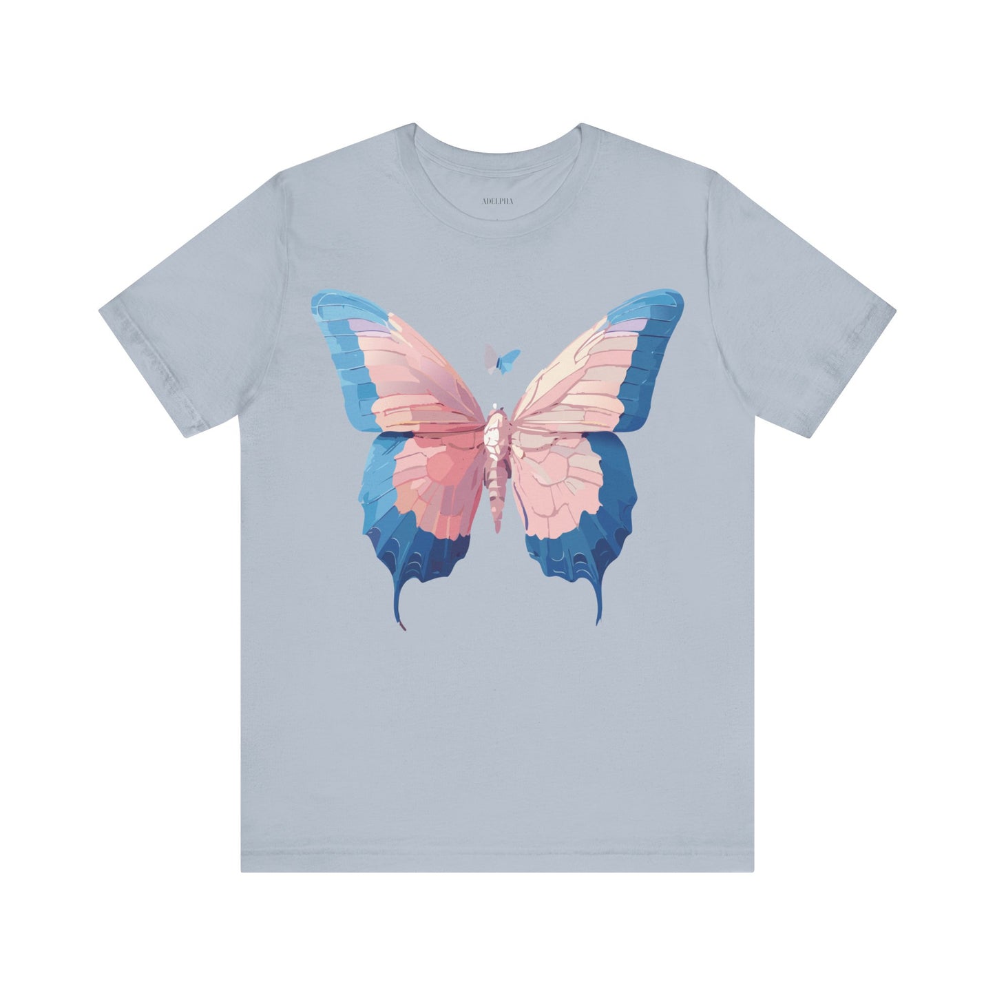 T-shirt en coton naturel avec papillon