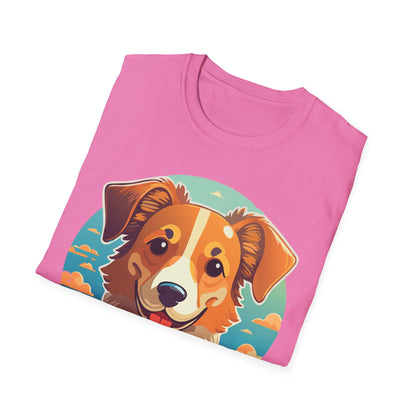 Dog Shirt Unisex Animal Tee One Hundred Percent Cotton Softstyle Gildan 64000