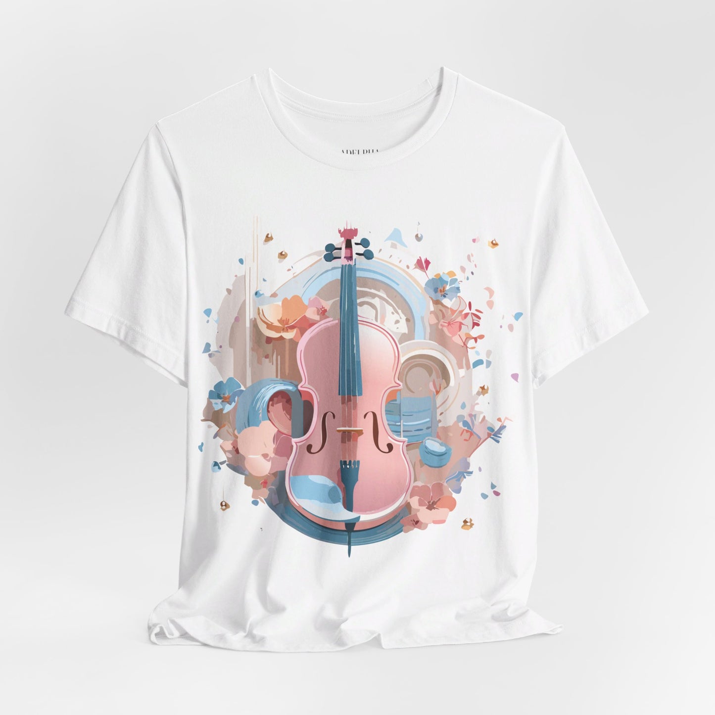 T-Shirt aus natürlicher Baumwolle – Musikkollektion