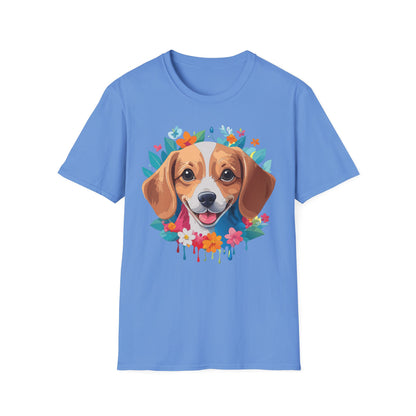 Unisex Dog Shirt Animal Tee Gildan Softstyle 64000 Cotton Tee