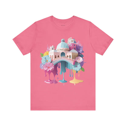 Natural Cotton Tee Shirt - Beautiful Places Collection - Venice Printify