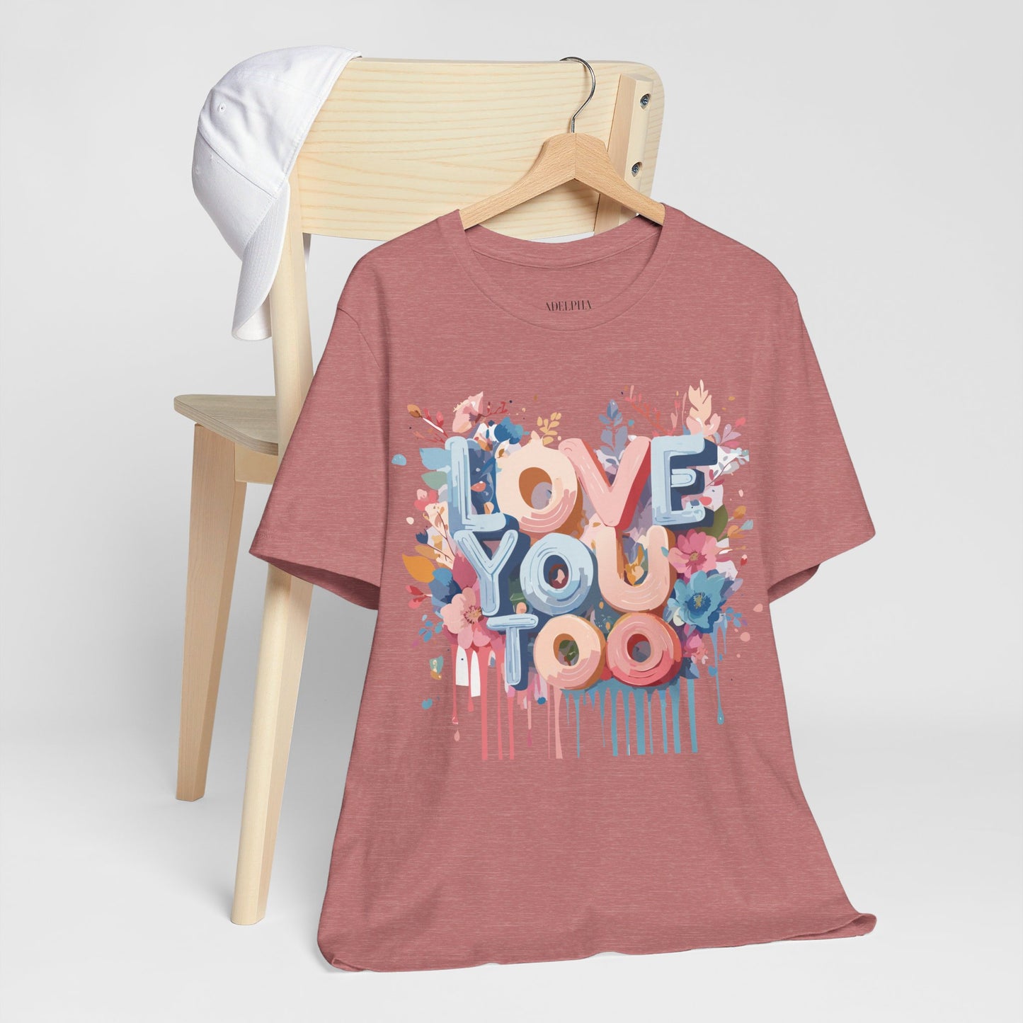 T-Shirt aus natürlicher Baumwolle – Love Story-Kollektion