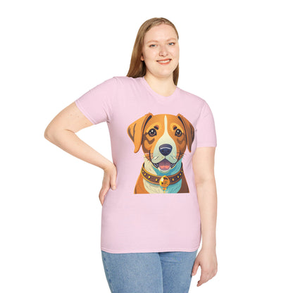 Dog Shirt Unisex Animal Tee Gildan Softstyle 64000 Cotton Tee