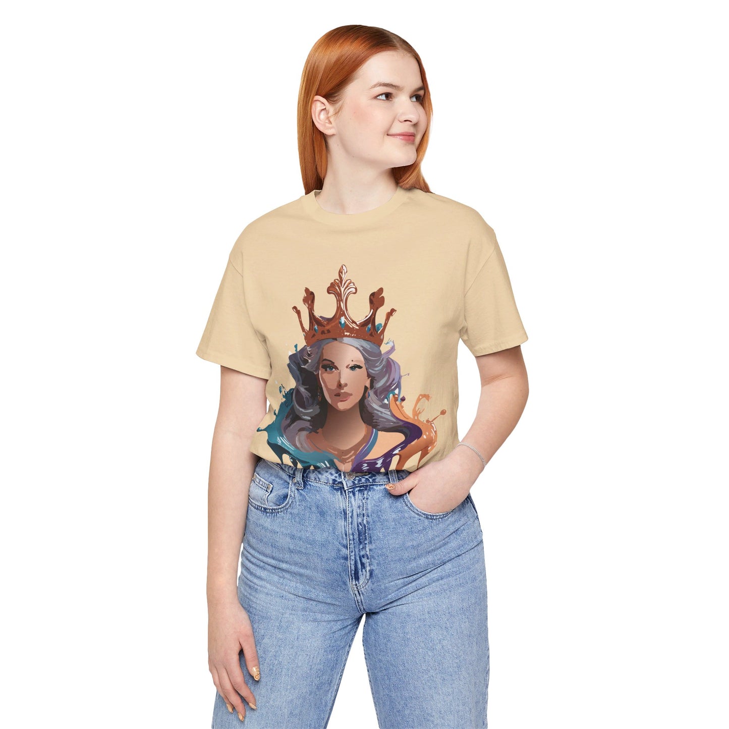 Natural Cotton Tee Shirt - Queen Collection