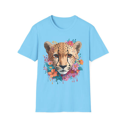 Cheetah Print Unisex Softstyle Tee Gildan 64000 Cotton Short Sleeve Shirt