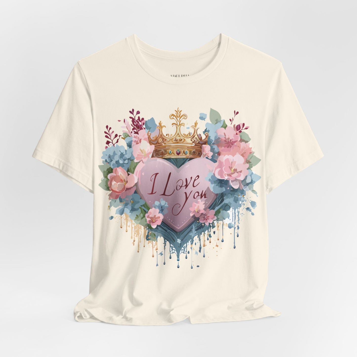 Natural Cotton Tee Shirt - Love story Collection