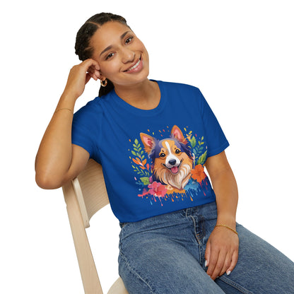 Dog Shirt Unisex Animal Tee Softstyle Gildan 64000 Cotton Tee