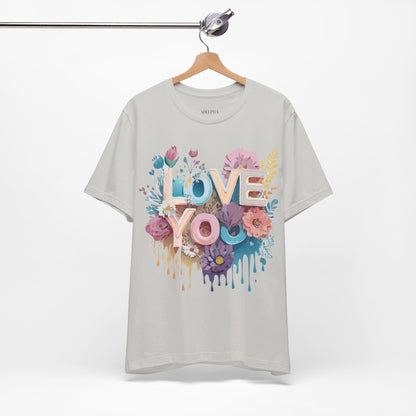 Natural Cotton Tee Shirt - Love story Collection Printify