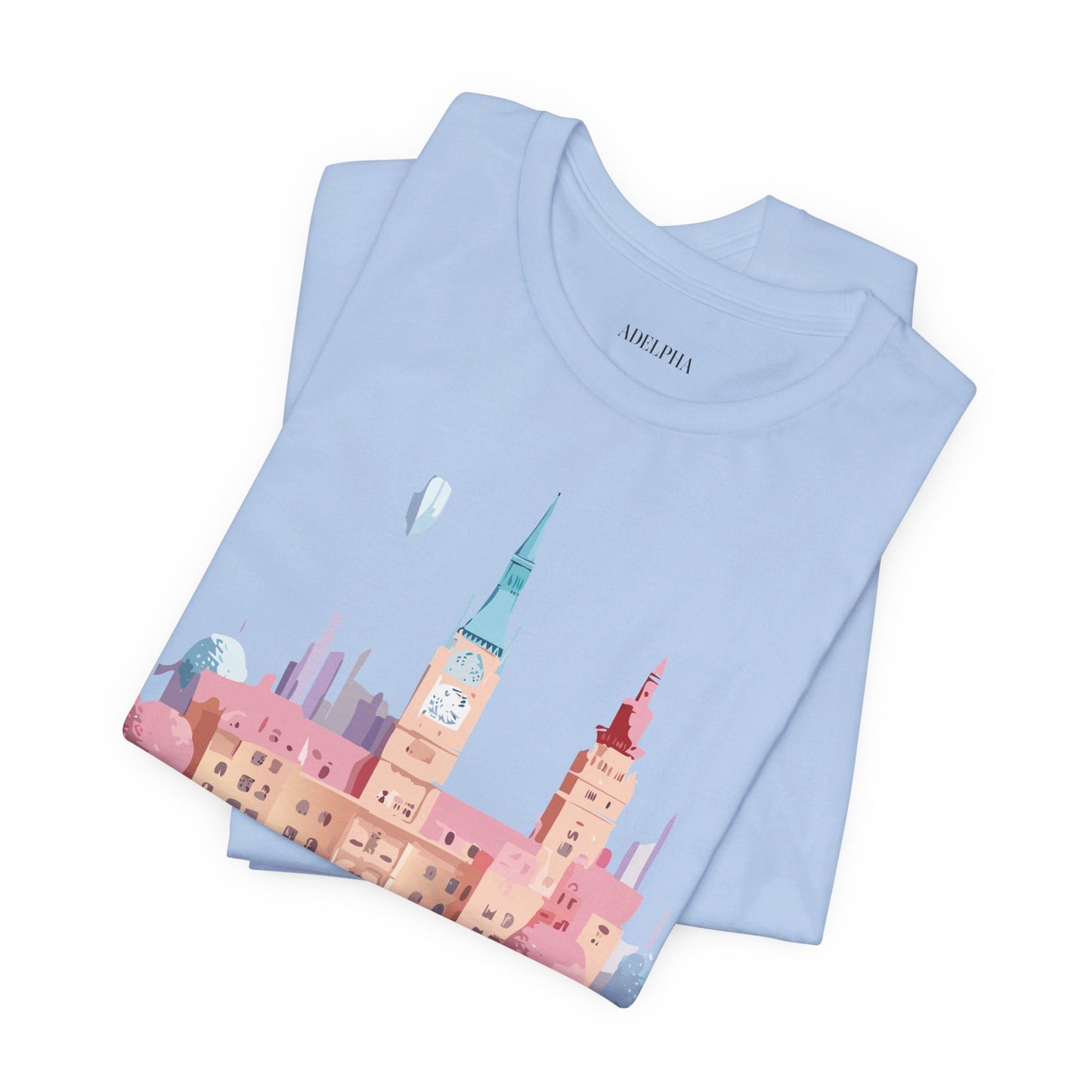 T-shirt en coton naturel - Collection Beautiful Places - Prague