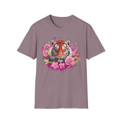 Tiger Shirt Unisex Tee Gildan Softstyle 64000 Ring Spun Cotton